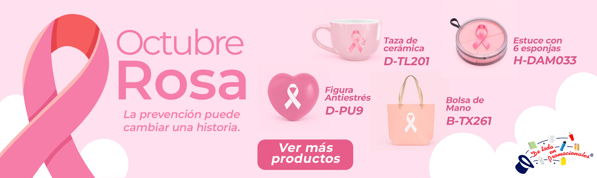 Octubre Rosa 2026 De Todo En Promocionales Web MX